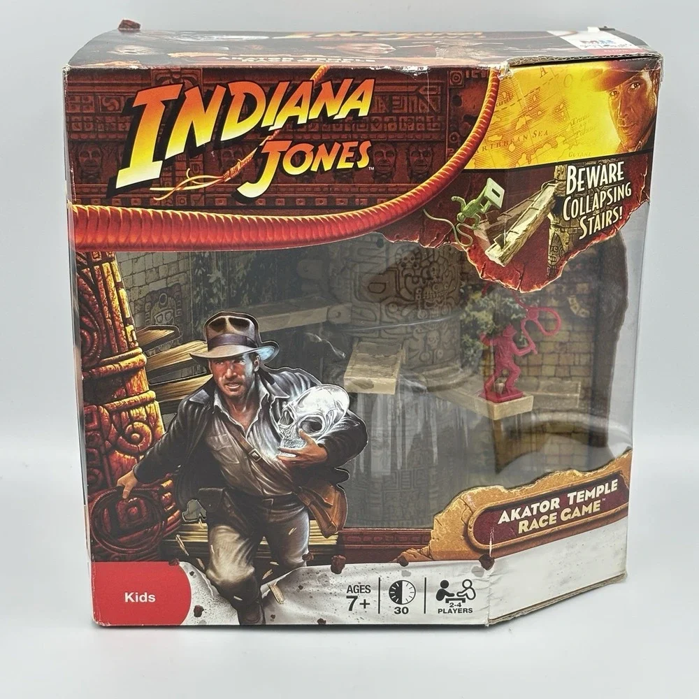 INDIANA JONES Akator Temple Race Game Movie Hasbro Milton Bradley 2008 NEW